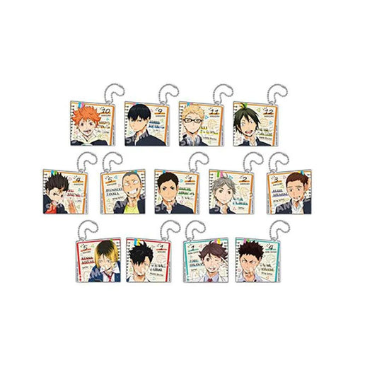 Haikyu!! Anime Merch - Uniform Decorate Acrylic Keychain (1 Random) - Doki Doki Land