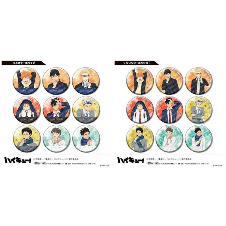 Haikyu!! Anime Merch - Weather Copyright Illustration Can Badge Vol.2 (1 Random) - Doki Doki Land