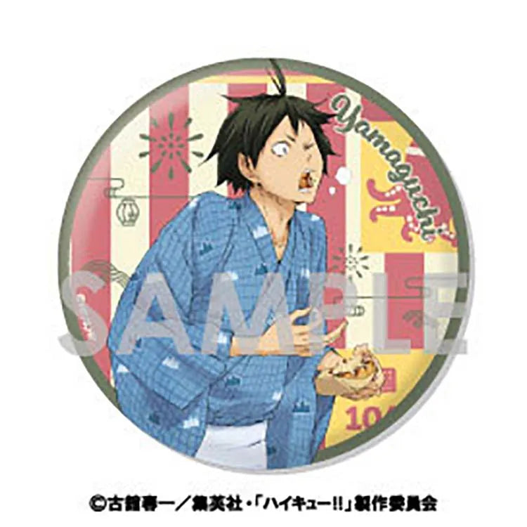Haikyu!! Anime Merch - Yukata Ver. Big Trading Can Badge