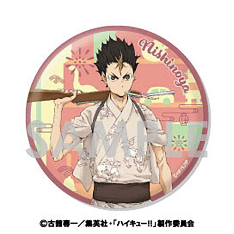 Haikyu!! Anime Merch - Yukata Ver. Big Trading Can Badge