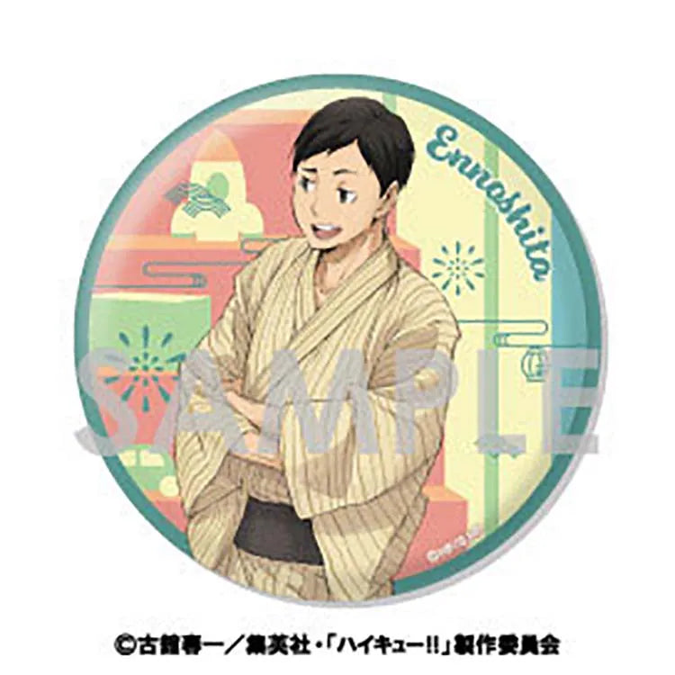 Haikyu!! Anime Merch - Yukata Ver. Big Trading Can Badge