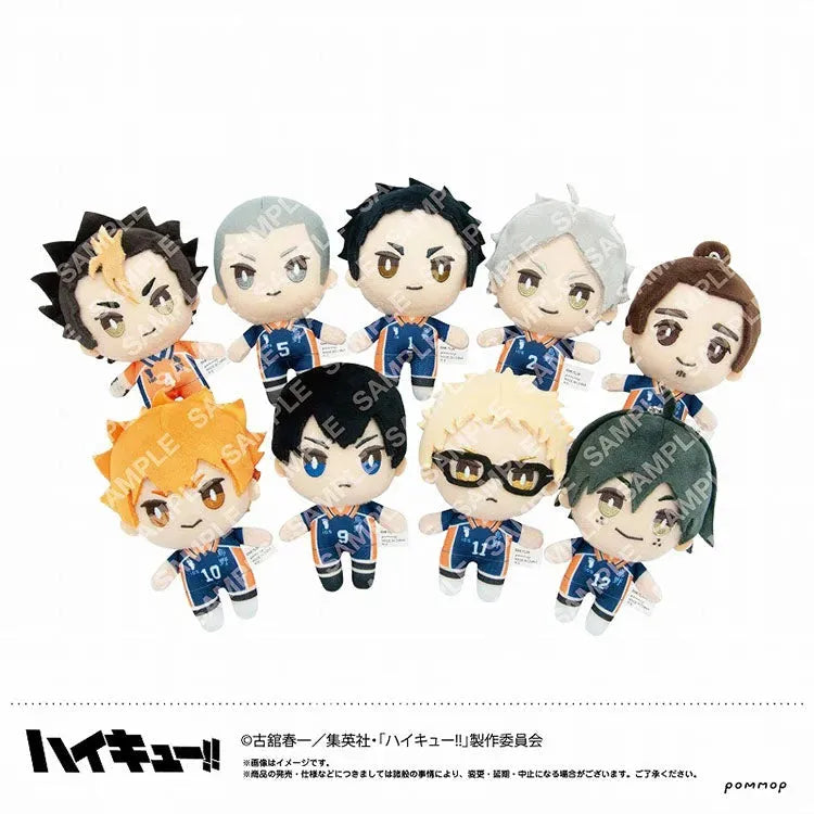 Haikyu!! Plushies - Otemochi Plush Mini (Karasuno 9 Plush Set) with Bonus - Doki Doki Land