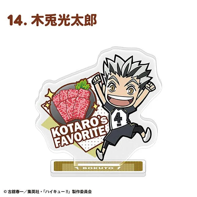 Haikyu!! Shokugan - Chara Gourmet Acrylic Stand (1 Random) - Doki Doki Land