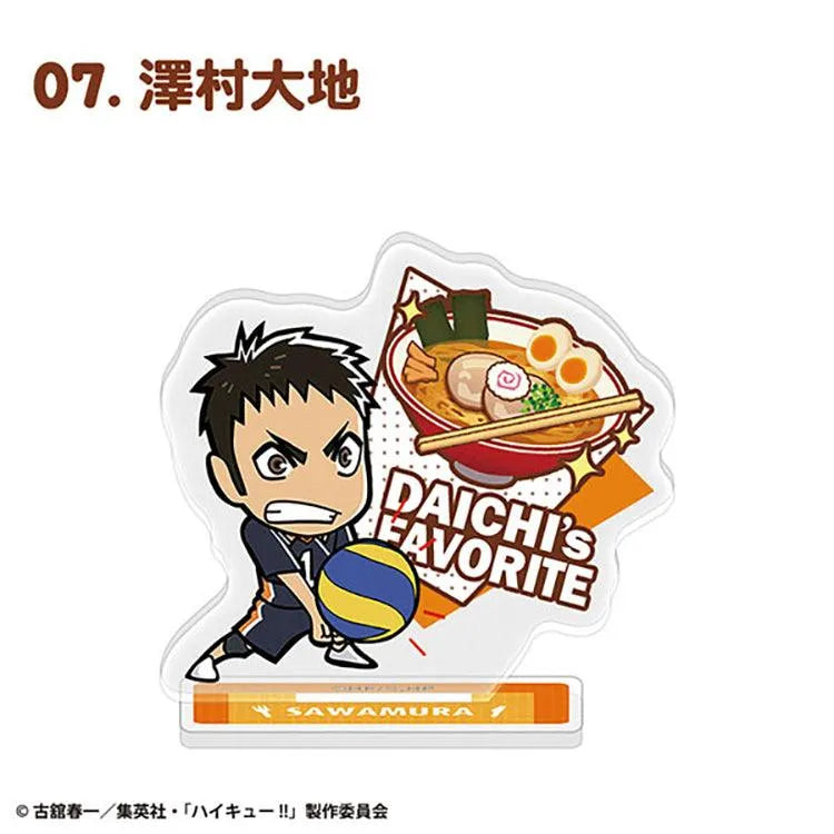 Haikyu!! Shokugan - Chara Gourmet Acrylic Stand (1 Random) - Doki Doki Land