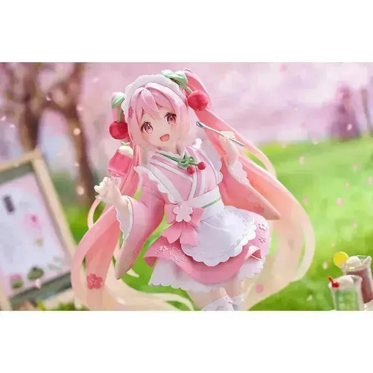 Hastune Miku Coreful Figure - Sakura Miku Newley Written Figure Japanese Cafe Ver. - Doki Doki Land