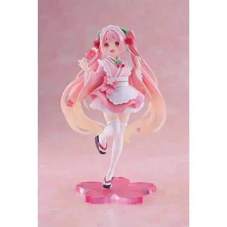 Hastune Miku Coreful Figure - Sakura Miku Newley Written Figure Japanese Cafe Ver. - Doki Doki Land