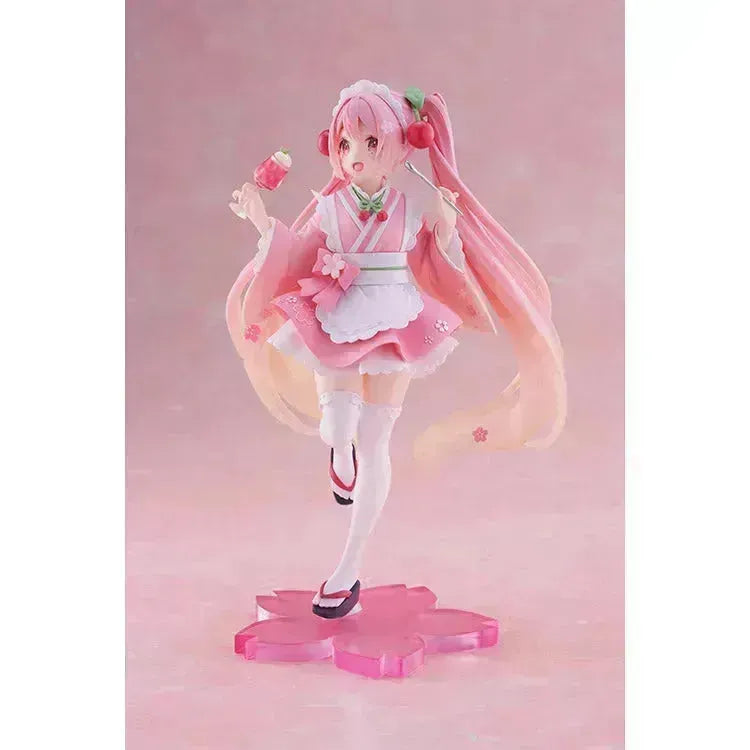 Hastune Miku Coreful Figure - Sakura Miku Newley Written Figure Japanese Cafe Ver. - Doki Doki Land