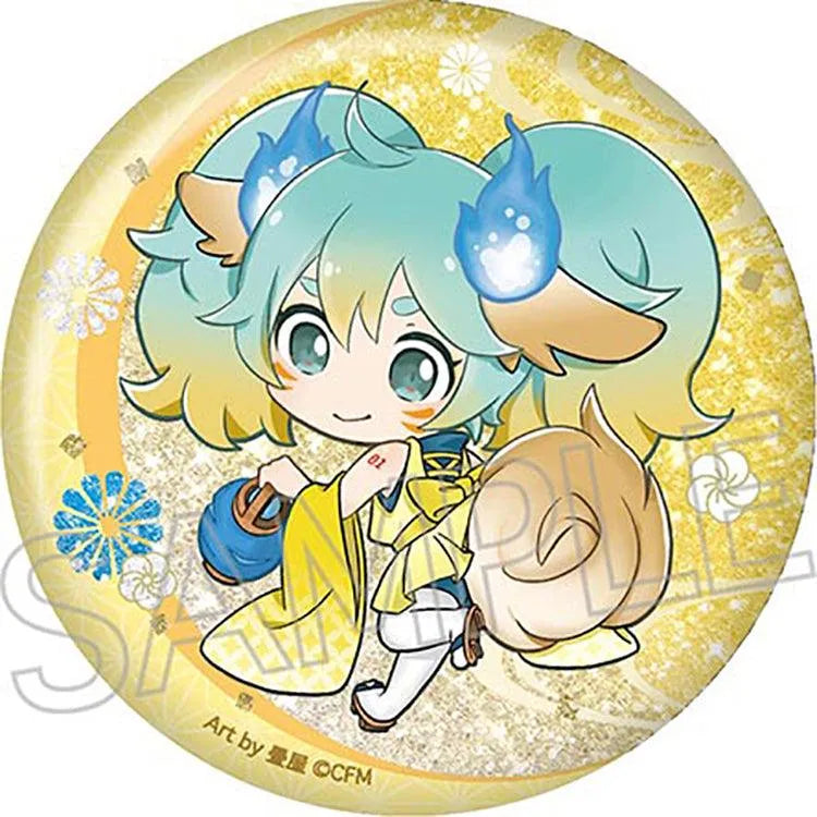 Hatsune Miku Anime Merch - Hyakki Yakou Shiny Tin Badge (1 Random) - Doki Doki Land