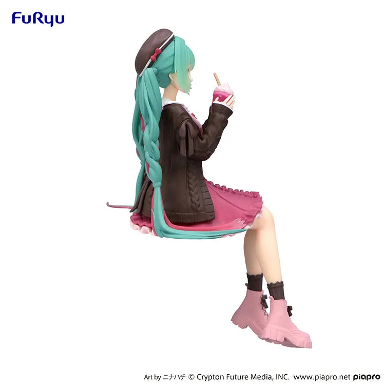 Hatsune Miku Autumn Date Pink Color Ver. Noodle Stopper Figure