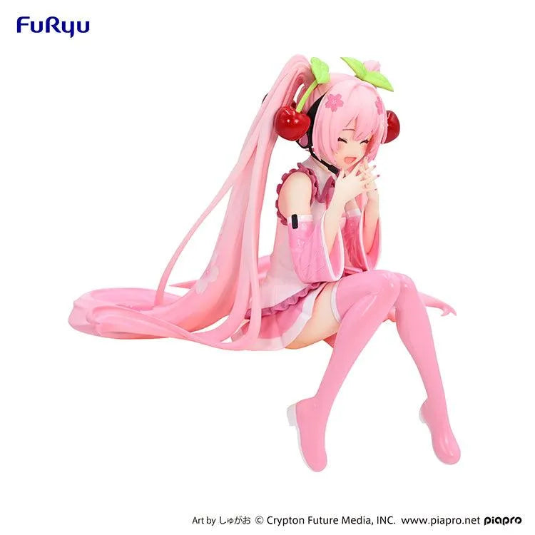Hatsune Miku Noodle Stopper Figurer - Sakura Miku 2023 Smile Ver. - Doki Doki Land