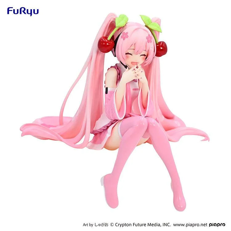 Hatsune Miku Noodle Stopper Figurer - Sakura Miku 2023 Smile Ver. - Doki Doki Land