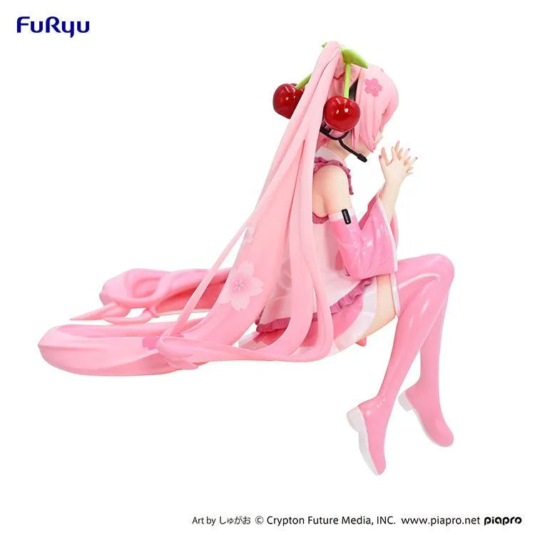 Hatsune Miku Noodle Stopper Figurer - Sakura Miku 2023 Smile Ver. - Doki Doki Land