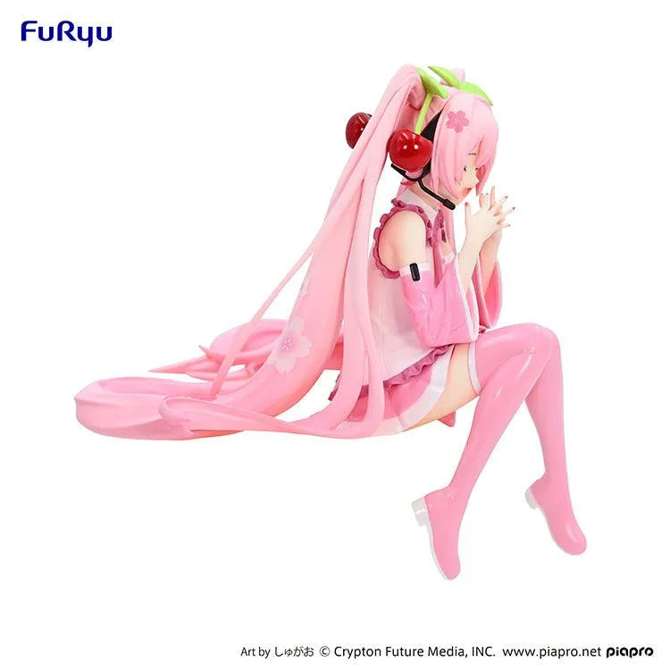 Hatsune Miku Noodle Stopper Figurer - Sakura Miku 2023 Smile Ver. - Doki Doki Land