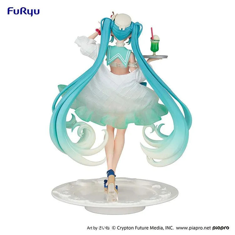 Hatsune Miku Exceed Creative SweetSweets Figure - Hatsune Miku Melon Soda Float Ver. - Doki Doki Land
