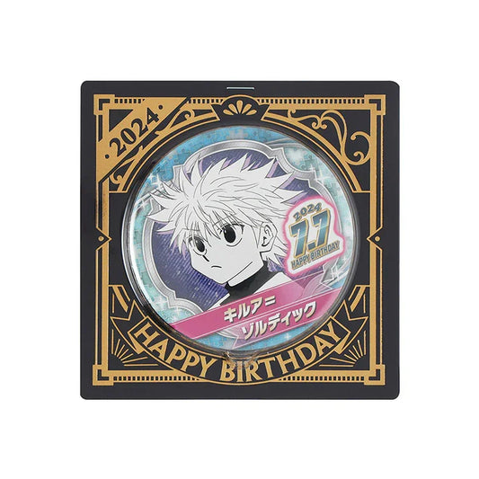 Hunter x Hunter Anime Merch - Killua Zaoldyeck 2024 Birthday Can Badge