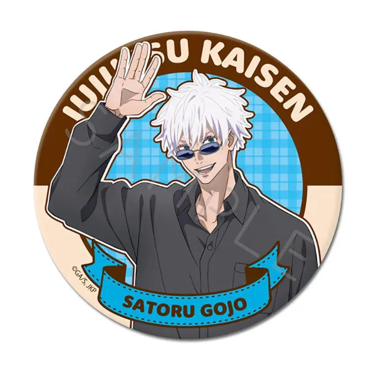 Jujutsu Kaisen Anime Merch - 2nd Season 3way Tin Badge (75mm) Vol.3 - Doki Doki Land