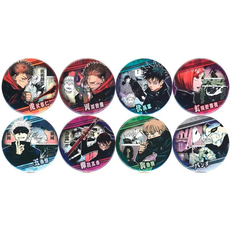 Jujutsu Kaisen Anime Merch - Can Badge "BATTLES" Collection - Shibuya Incident ver.-