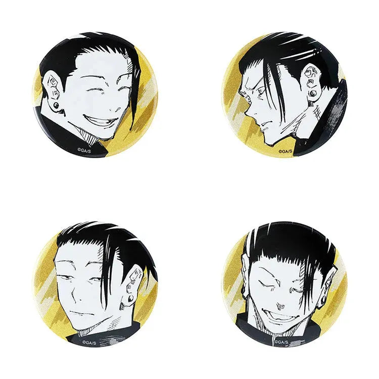 Jujutsu Kaisen Anime Merch - EMOTIONS Suguru Geto Set of 4 can badges - Doki Doki Land