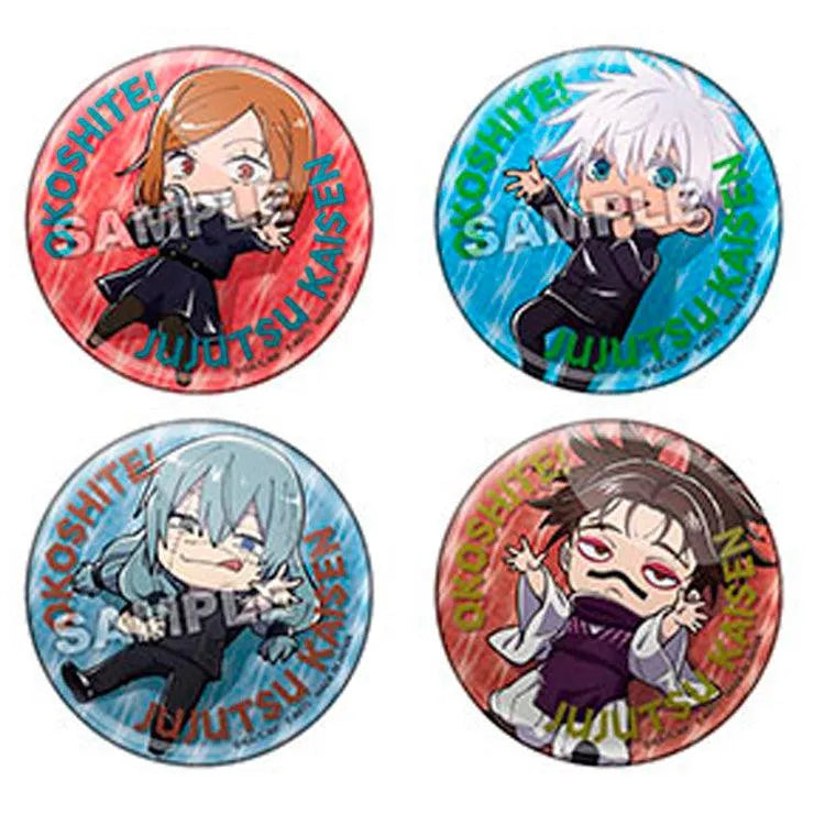 Jujutsu Kaisen Anime Merch - Okoshite! Defo Jujutsu Kaisen Melee!!! Trading Can Badge (1 Random) - Doki Doki Land