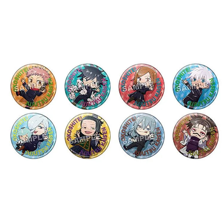 Jujutsu Kaisen Anime Merch - Okoshite! Defo Jujutsu Kaisen Melee!!! Trading Can Badge (1 Random) - Doki Doki Land
