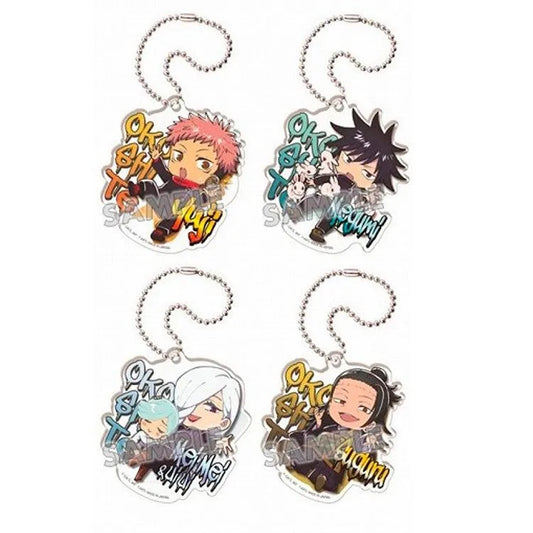 Jujutsu Kaisen Anime Merch - Okoshite! Defo Melee!!! Acrylic Keychain(1 Random) - Doki Doki Land
