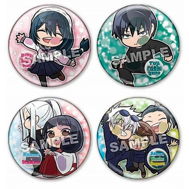 Jujutsu Kaisen Anime Merch - Pita! Deforme Hidden Inventory / Premature Death Opening & Ending Trading Can Badge (1 Random) - Doki Doki Land