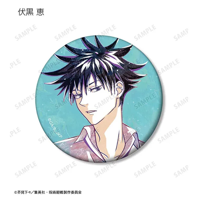 Jujutsu Kaisen Anime Merch - Trading Ani-Art Matte Tin Badge (1 Random) - Doki Doki Land