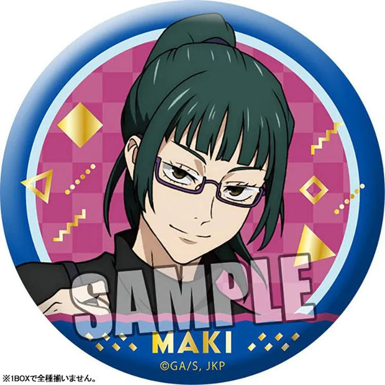 Jujutsu Kaisen Anime Merch - Trading Matte Tin Badge Holiday Ver. - Doki Doki Land