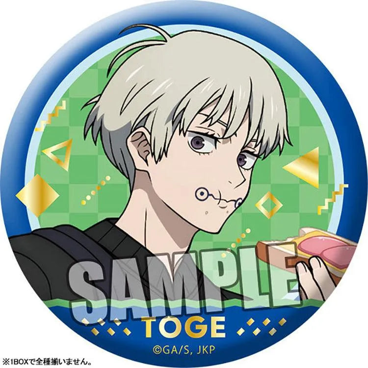 Jujutsu Kaisen Anime Merch - Trading Matte Tin Badge Holiday Ver. - Doki Doki Land