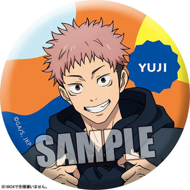 Jujutsu Kaisen Anime Merch - Trading Matte Tin Badge Holiday Ver. - Doki Doki Land