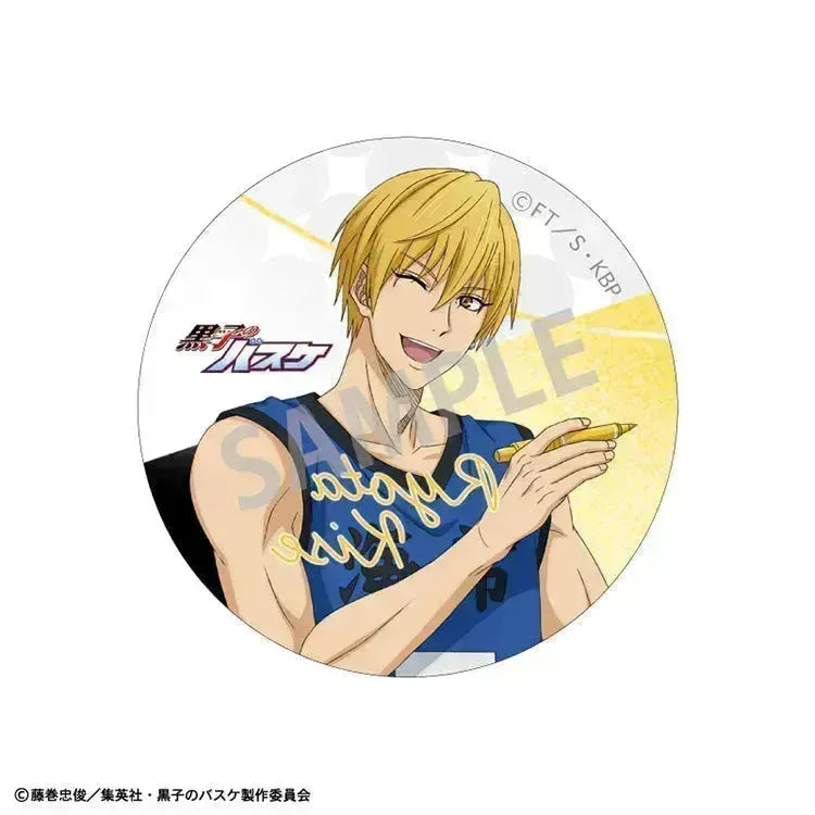 Kuroko's Basketball Anime Merch - Trading Glitter Tin Badge Autograph (1 Random) - Doki Doki Land