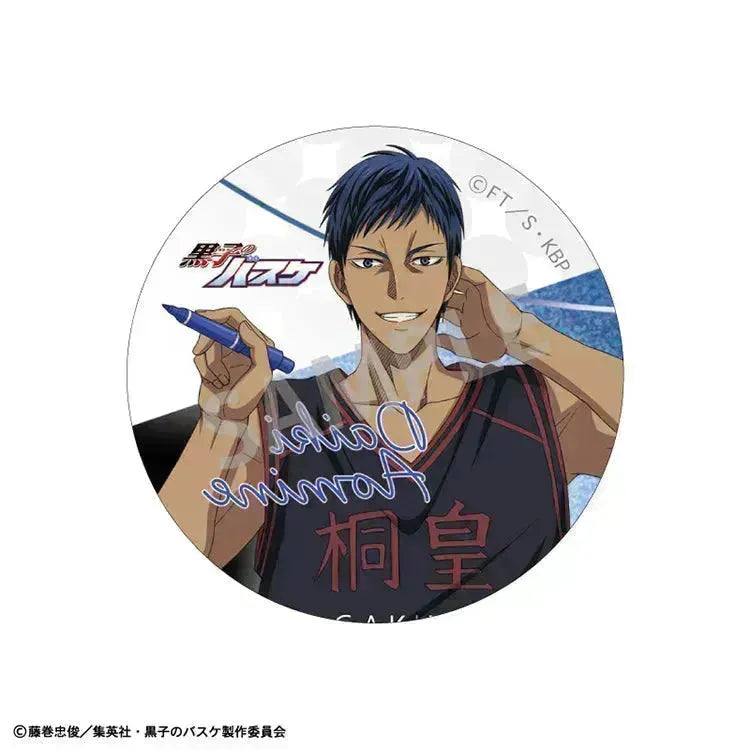 Kuroko's Basketball Anime Merch - Trading Glitter Tin Badge Autograph (1 Random) - Doki Doki Land