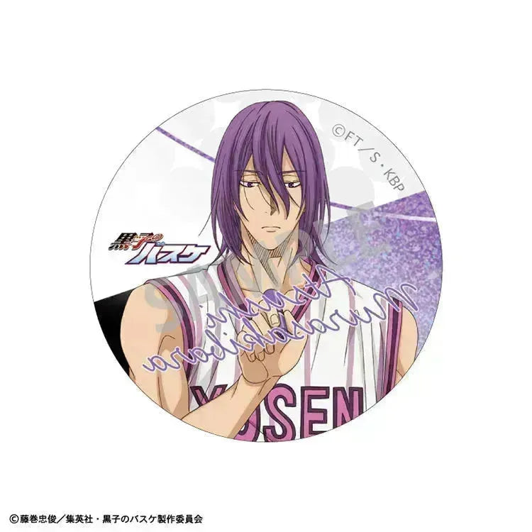 Kuroko's Basketball Anime Merch - Trading Glitter Tin Badge Autograph (1 Random) - Doki Doki Land