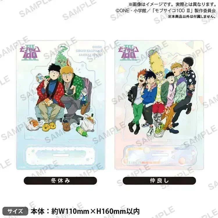 Mob Psycho 100 III Anime Merch - Acrylic Stand (Winter Break) - Doki Doki Land