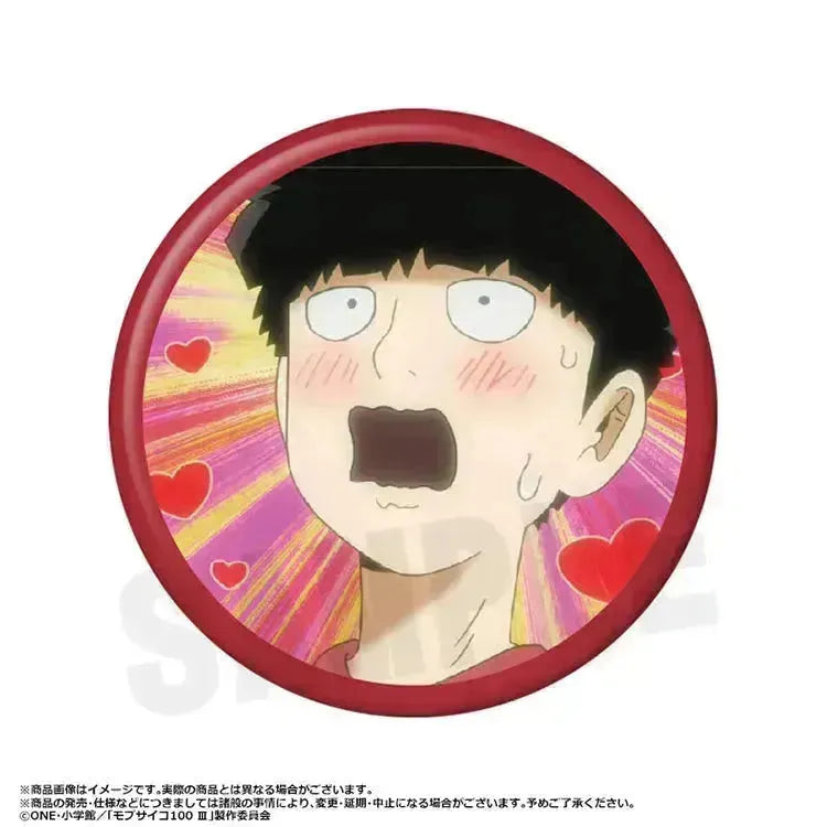 Mob Psycho 100 III Anime Merch - Tin Badge Collection vol.3 (1 Random) - Doki Doki Land