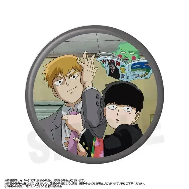 Mob Psycho 100 III Anime Merch - Tin Badge Collection vol.3 (1 Random) - Doki Doki Land