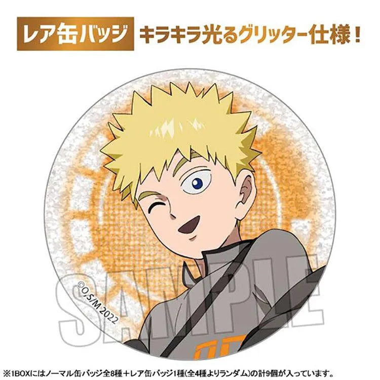 Mob Psycho 100 III Anime Merch - Trading Tin Badge Cyberpunk Ver. - Doki Doki Land