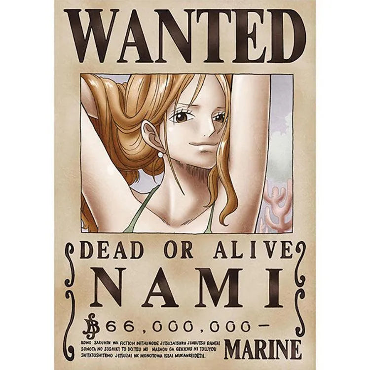 “One Piece" Anime Merch - Marine Issued Official Wanted Poster - Doki Doki Land