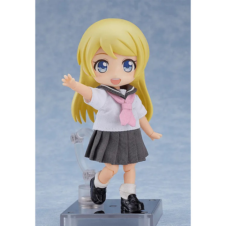 Nendoroid Doll Outfit Set - Short-Sleeved Sailor Outfit (Gray) - Doki Doki Land