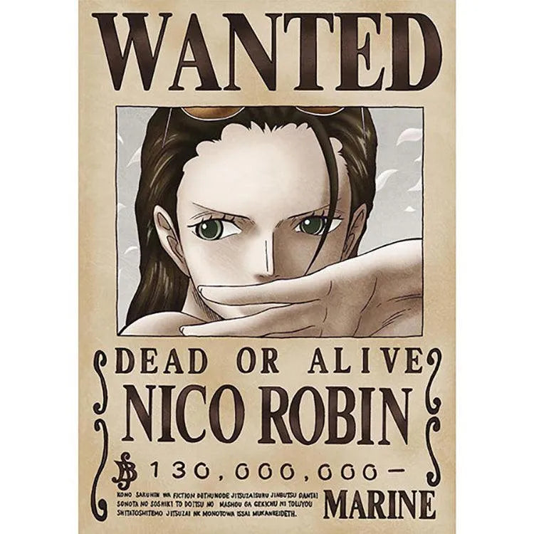 “One Piece" Anime Merch - Marine Issued Official Wanted Poster - Doki Doki Land