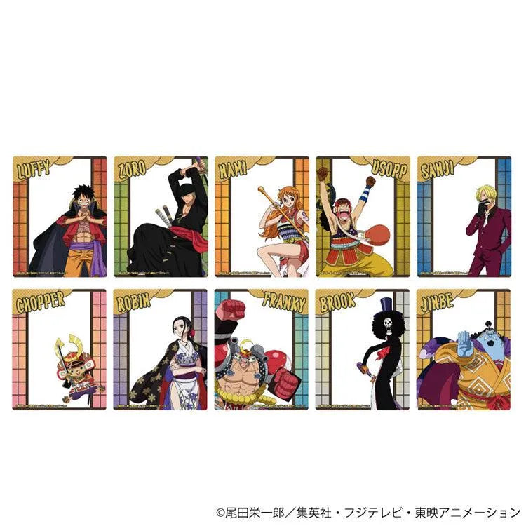 One Piece Anime Merch - 01 Straw Hat Pirates Acrylic Card (1 Random) - Doki Doki Land