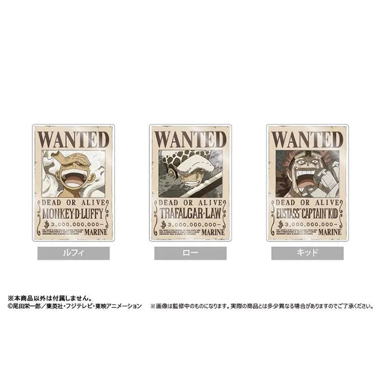 One Piece Anime Merch - Acrylic Wanted Poster Magnet Vol.3 Luffy - Doki Doki Land