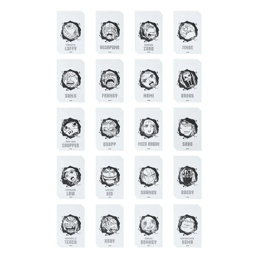 One Piece Anime Merch - Characters Holo Card Collection