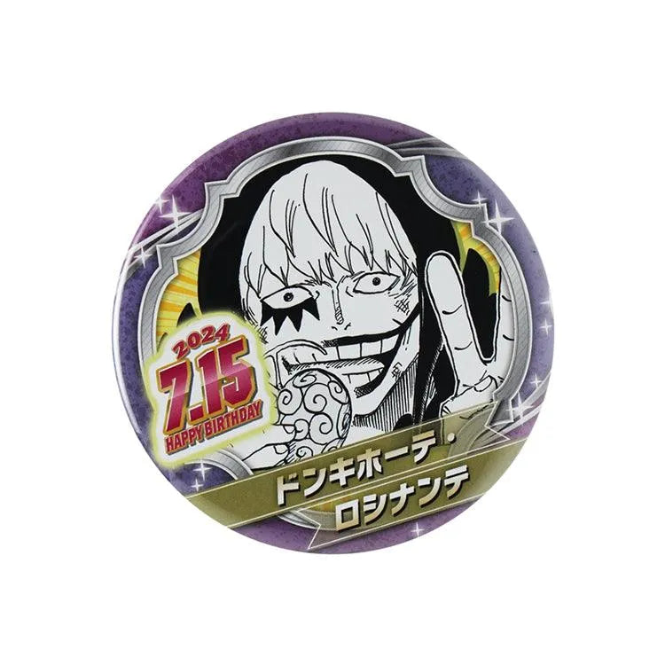 One Piece Anime Merch - Donquixote Rosinante (Corazon) 2024 Birthday Can Badge - Doki Doki Land