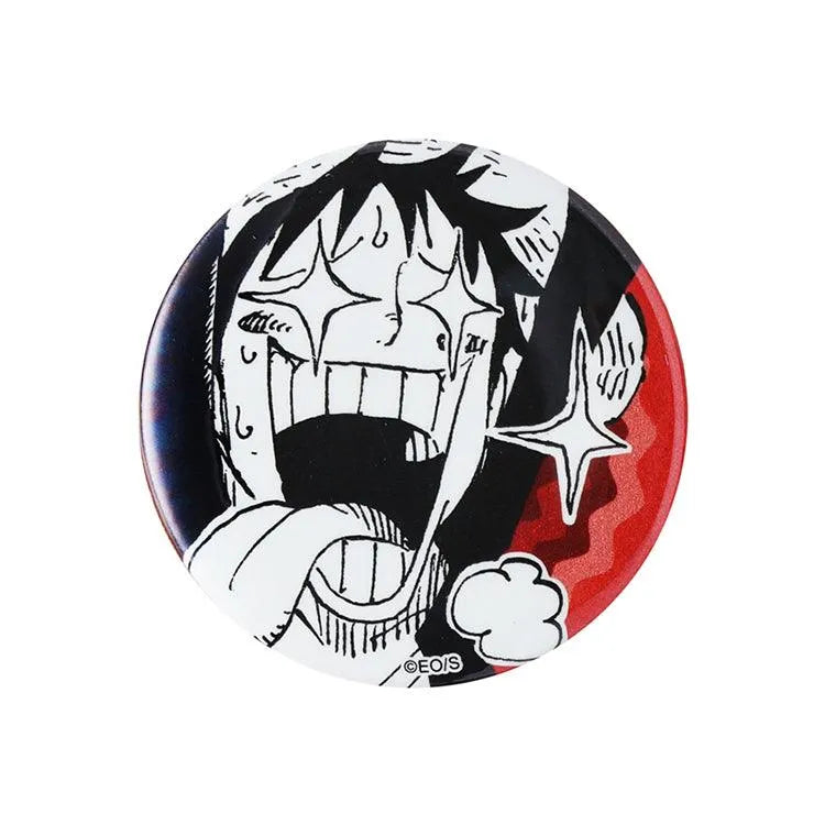 One Piece Anime Merch - EMOTIONS Monkey D. Luffy Set of 4 can badges - Doki Doki Land