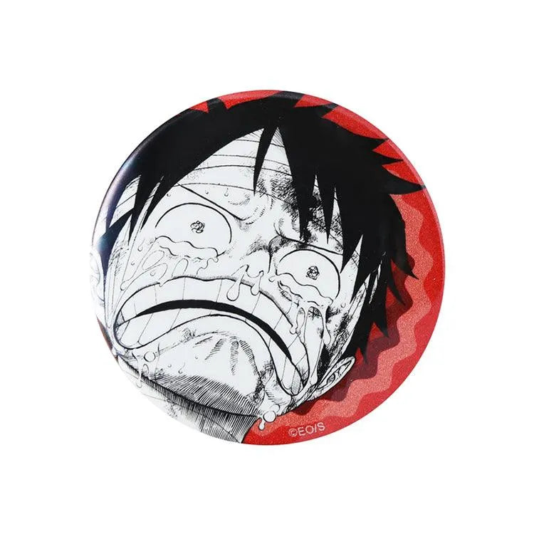 One Piece Anime Merch - EMOTIONS Monkey D. Luffy Set of 4 can badges - Doki Doki Land