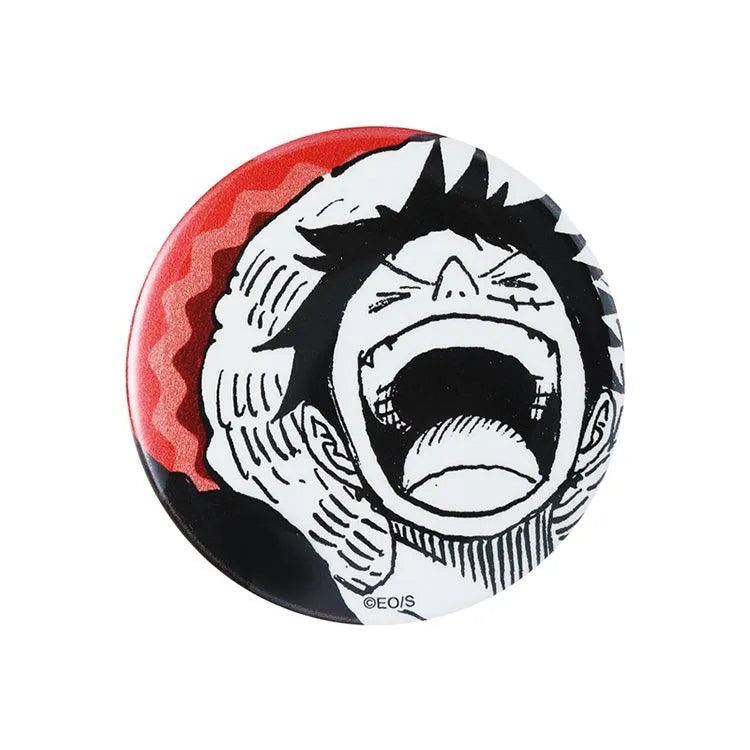 One Piece Anime Merch - EMOTIONS Monkey D. Luffy Set of 4 can badges - Doki Doki Land