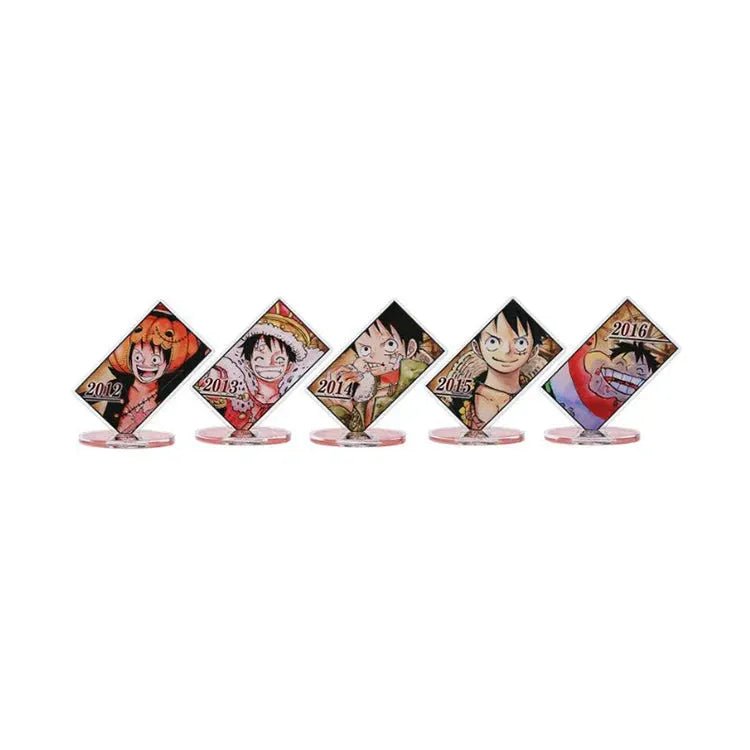 One Piece Anime Merch - Luffy Acrylic Character Collection (1 Random Type) - Doki Doki Land