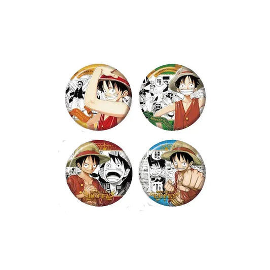One Piece Anime Merch - Monkey D. Luffy Herod Can Badge Collection Vol.1 (1 Random Type) - Doki Doki Land
