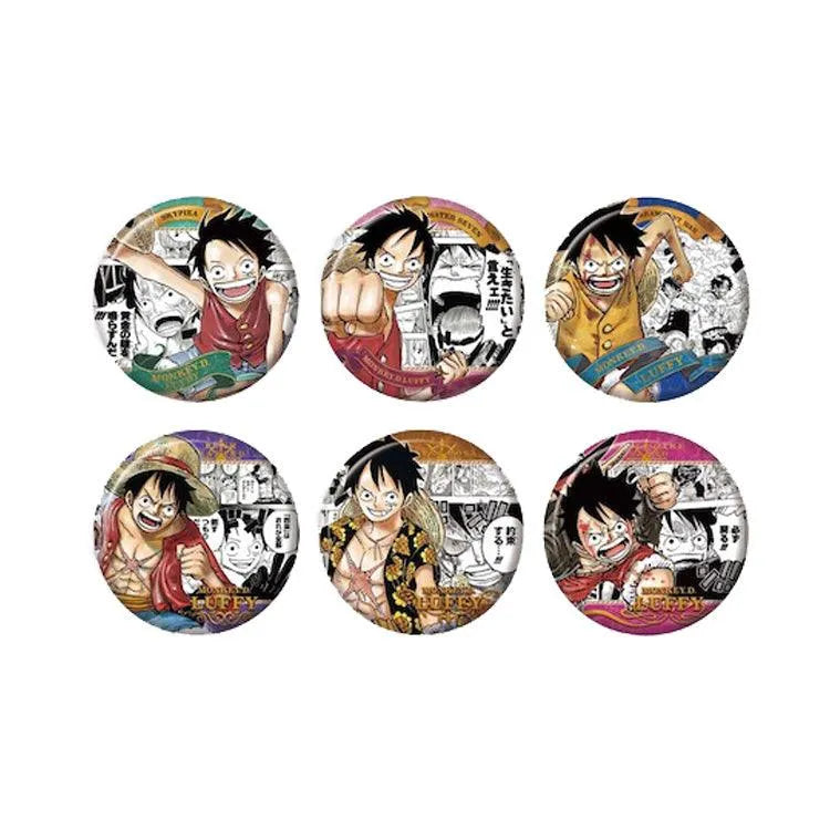 One Piece Anime Merch - Monkey D. Luffy Herod Can Badge Collection Vol.1 (1 Random Type) - Doki Doki Land